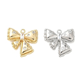 Рамадан и Ид Мубарак, латунные подвески с микропаве из прозрачного кубического циркония, бантом прелести