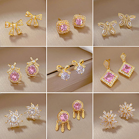Geometric Earrings with Tassel Pendant - Elegant, Bohemian, Personality Ear Jewelry.