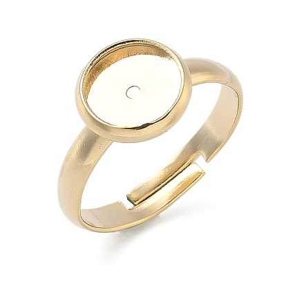 Регулируемое латунное кольцо-подкладку, пустые круглые подносы с кольцами, стойки покрытие, долговечный, без свинца и без кадмия