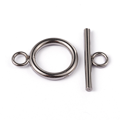 304 Stainless Steel Ring Toggle Clasps