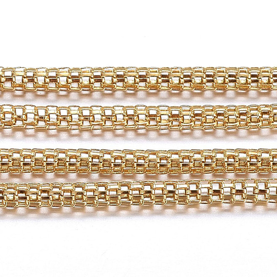 Ионное покрытие ручной работы (ip) 304 сетчатые цепи из нержавеющей стали, пайки, с катушкой