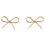 304 Stainless Steel Connector Charms, Bowknot