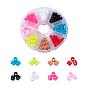 480Pcs 8 Colors PE DIY Melty Beads Fuse Beads Refills, Tube