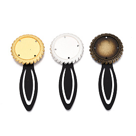 Закладки из сплава и железа, с плоским круглым вращающимся подносом