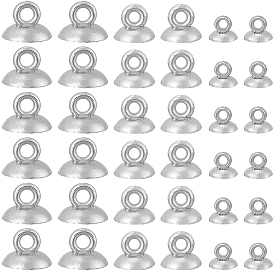 300шт 3 стиль пластиковые бусины колпачки подвески дужки с чашечными штифтами дужки, для подвесных планок