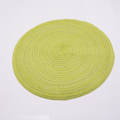 Alfombrilla de algodón de la firma, tapete de mesa, rondo
