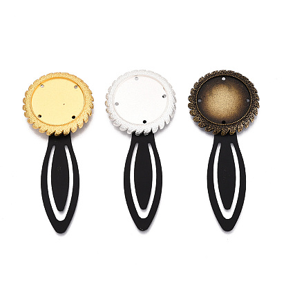 Закладки из сплава и железа, с плоским круглым вращающимся подносом