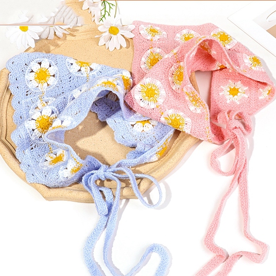 Эластичная повязка для волос, банданы крючком, модная повязка на голову