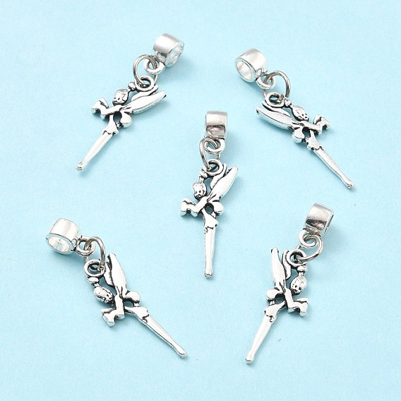 Pendentifs en alliage de style tibétain, fée