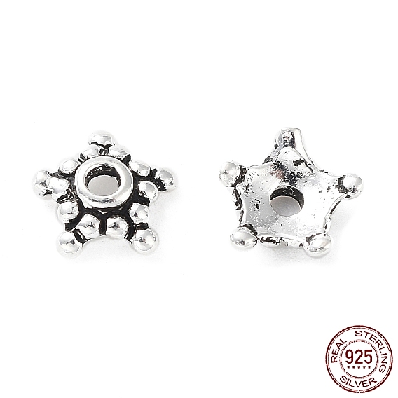 925 шарики из стерлингового серебра, цветок