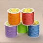 Polyester Cord, Knotting Cord Beading String, for Bracelet Making, 1mm, about 300meter/roll