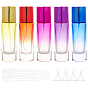 Glass Spray Bottles, with Aluminium Oxide Dust Cap, Perfume Bottle, with Plastic Dropper, Plastic Funnel Hopper