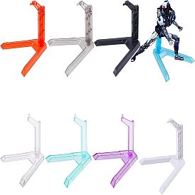 8 Sets 8 Stil Kunststoff-Modell Spielzeug montiert Halter, für Puppenmodellspielzeug-Ständerzubehör