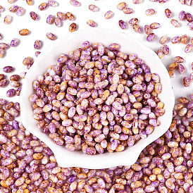 Спрей роспись стекла бисер, овальные