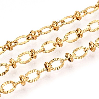 304 цепи из текстурированной нержавеющей стали с овальными звеньями, пайки, с катушкой, ионное покрытие (ip), с диском