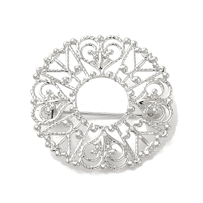 Стойка для латунных брошей, долговечный, плоско-круглые