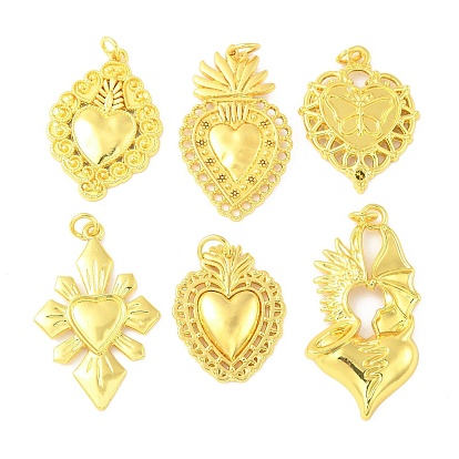 Подвески из сплава , святое сердце, долговечный, без кадмия и без свинца, стойки покрытие, с целью перехода в кольце