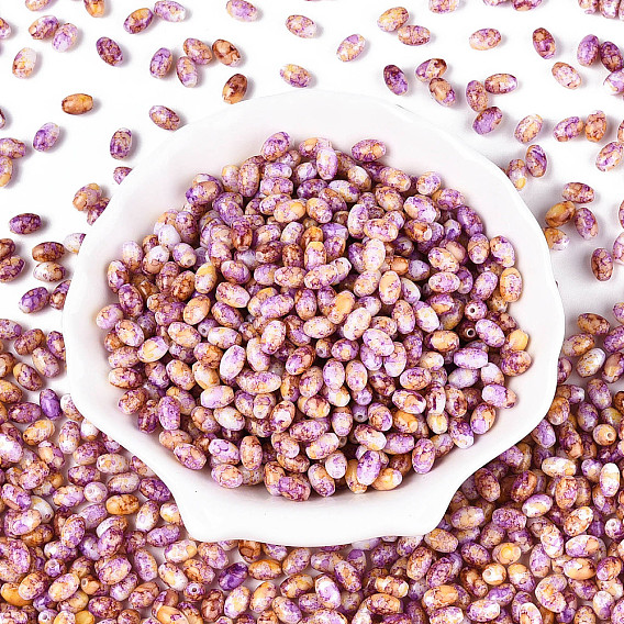 Спрей роспись стекла бисер, овальные