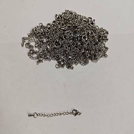30 pcs 304 extensor de cadena de acero inoxidable