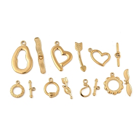 304 из нержавеющей стали застежками тумблеры, золотые