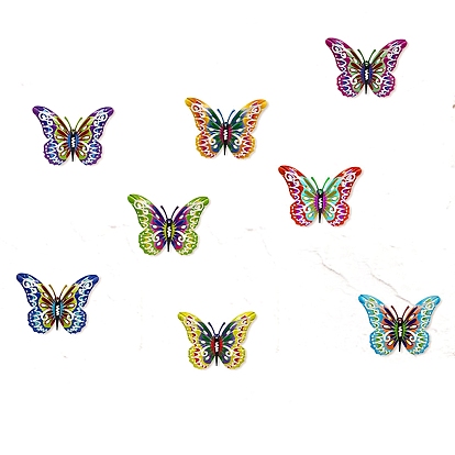 Железные подвесные настенные украшения для украшения входной двери дома, бабочка