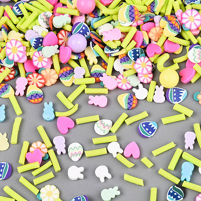 Ручной полимерной глины кабошонов, с пластиковым, разнообразные