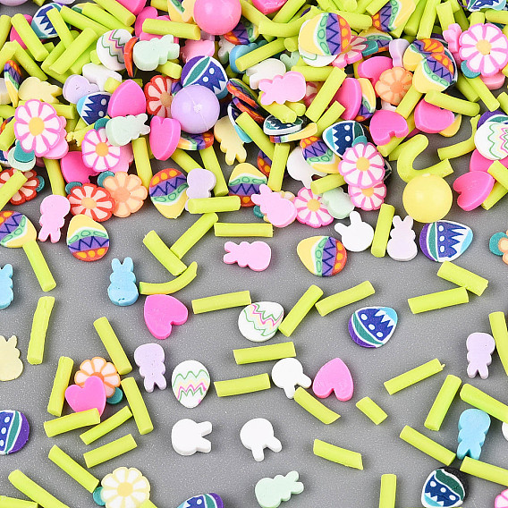 Ручной полимерной глины кабошонов, с пластиковым, разнообразные