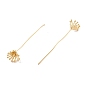 Brass Flower Head Pins