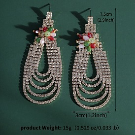 Rhinestone Studs Earrings for Women