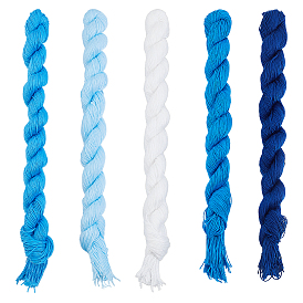 5 paquetes 5 colores hilo de bordar de algodón