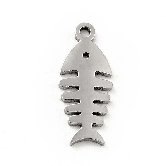 304 Stainless Steel Pendants, Fishbone