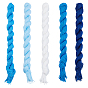 5 Bundles 5 Colors Cotton Embroidery Thread