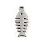 304 Stainless Steel Pendants, Fishbone