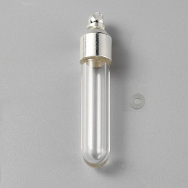 Подвески в виде бутылок-трубочек из прозрачного стекла, с цинкового сплава нахождения