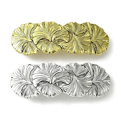 Заколки для волос из сплава листьев гинкго, для женщин девушки