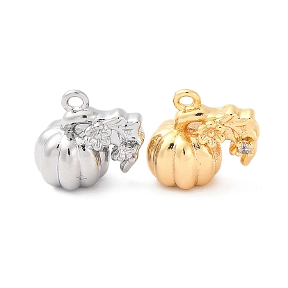 Подвески латунные горный хрусталь, без кадмия, без никеля и без свинца, тыквенные прелести