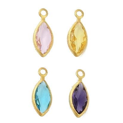 Латунь прелести, лошадиный глаз , с k 9 стеклом, граненые