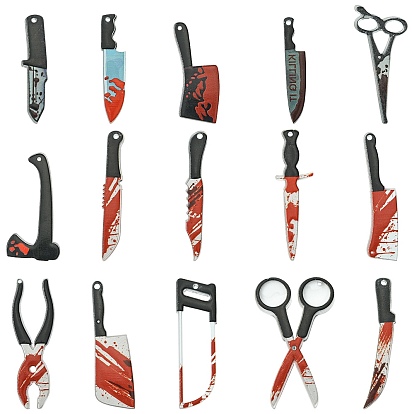 30шт. 15 стили непрозрачные акриловые подвески наборы