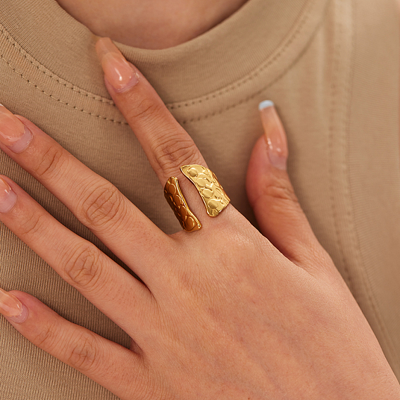 304 из нержавеющей стали Манжета кольца для женщин