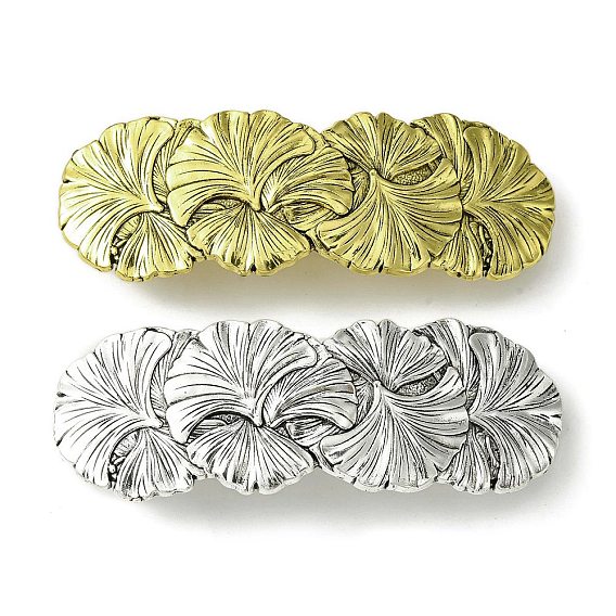 Заколки для волос из сплава листьев гинкго, для женщин девушки