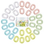 Acrylic Linking Rings, Quick Link Connectors, For Jewelry Chains Making, Oval