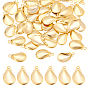 50Pcs 304 Stainless Steel Charms, Shell
