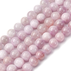 Природные кунцит бисер нитей, круглые