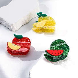 Fruit Cellulose Acetate Claw Hair Clips, Hair Accessories for Women
