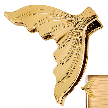 Зажимы из сплава, для бумажного документа, школьные офисные принадлежности, ретро-хвост русалки