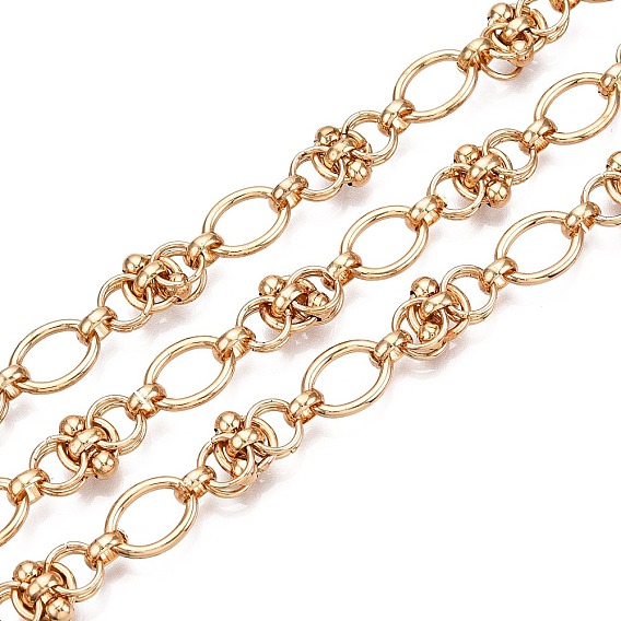 Железные овальные звенья, несварные, с катушкой