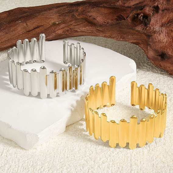 304 женские браслеты-манжеты из нержавеющей стали