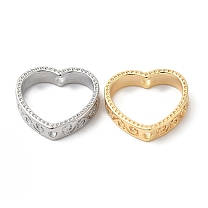 Brass Bead Frames, Cadmium Free & Nickel Free & Lead Free, Heart