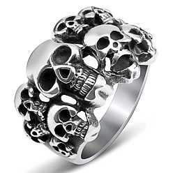 Alloy Finger Rings, Skull