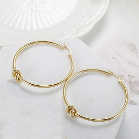 304 серьги-кольца из нержавеющей стали